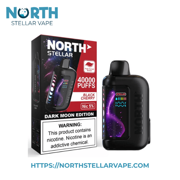 Black Cherry North Stellar Dark Moon Edition 40K Puffs