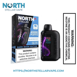 Blue Razz Ice North Stellar Dark Moon Edition 40K Puffs
