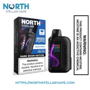 Blue Razz North Stellar Dark Moon Edition 40K Puffs