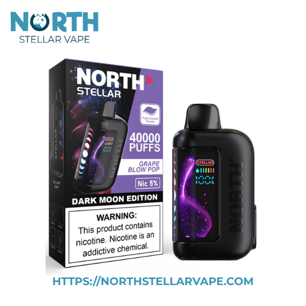 Grape Blow Pop North Stellar Dark Moon Edition 40K Puffs