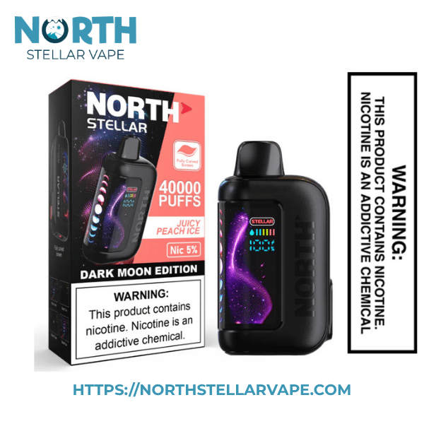 Juicy Peach Ice North Stellar Dark Moon Edition 40K Puffs