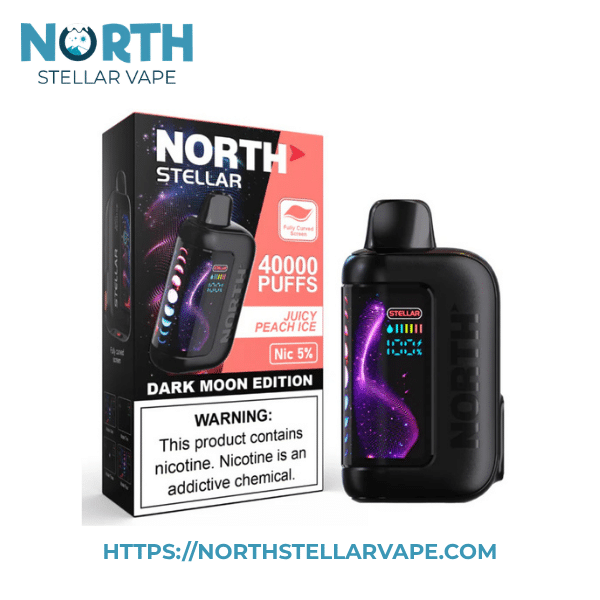 Juicy Peach Ice North Stellar Dark Moon Edition 40K Puffs