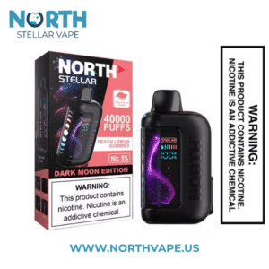 Peach Lemon Gummies North Stellar Dark Moon Edition 40K Puffs