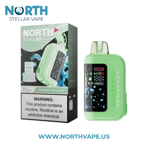 Raspberry Lime Slushy North Stellar Slushy Edition 40K Disposable Vape