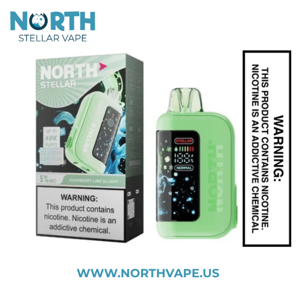 Raspberry Lime Slushy North Stellar Slushy Edition 40K Disposable Vape