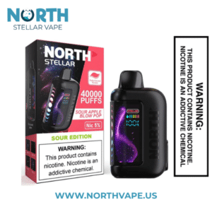 Sour Apple Blow Pop North Stellar Sour Edition 40K Puffs