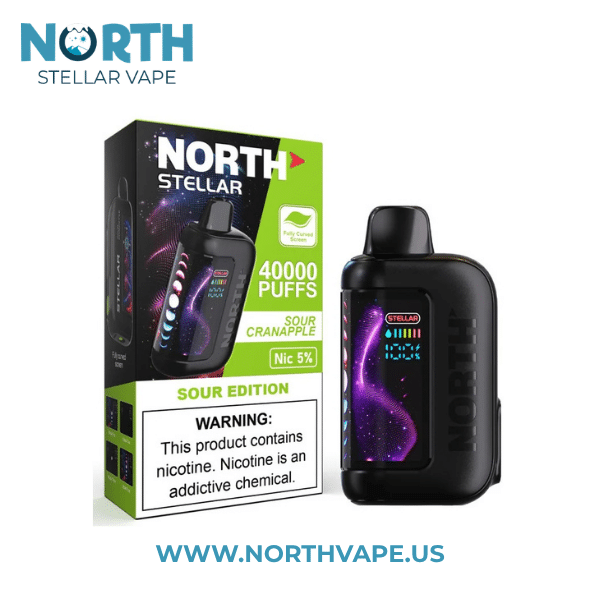Sour Cranapple North Stellar Sour Edition 40K Puffs