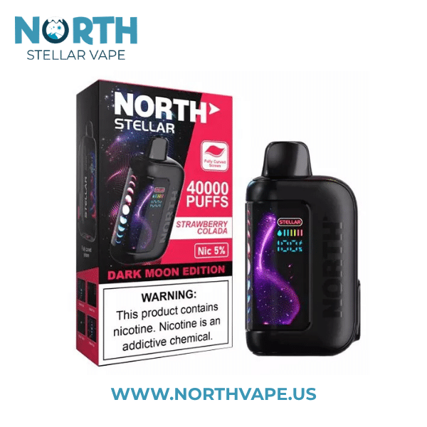 Strawberry Colada North Stellar Dark Moon Edition 40K Puffs