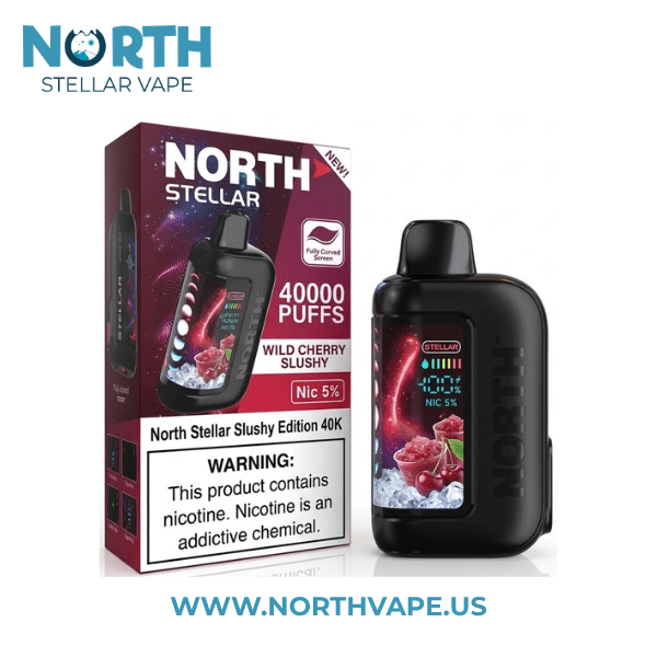 Wild Cherry Slushy North Stellar Slushy Edition 40K Disposable Vape