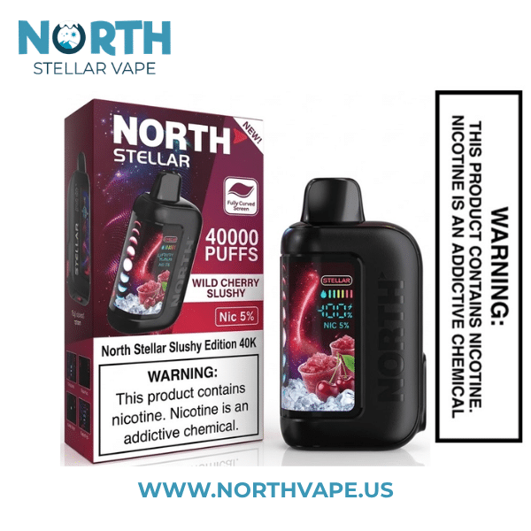 Wild Cherry Slushy North Stellar Slushy Edition 40K Disposable Vape